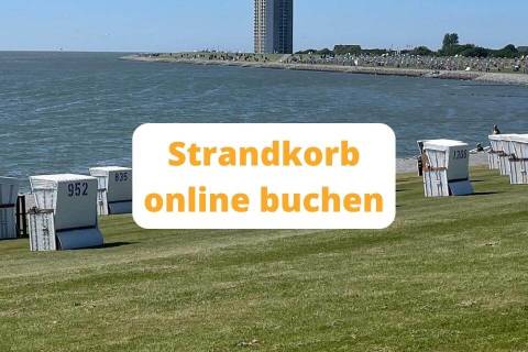 Strandkörbe am Büsumer Deich