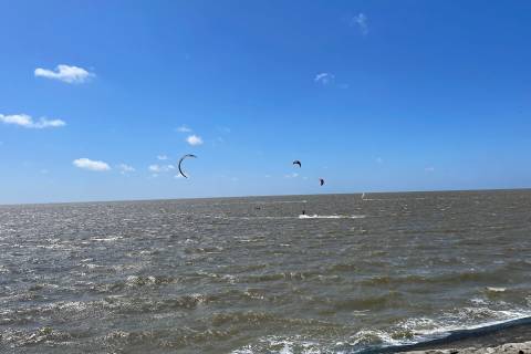 stürmische Nordsee vor Büsum