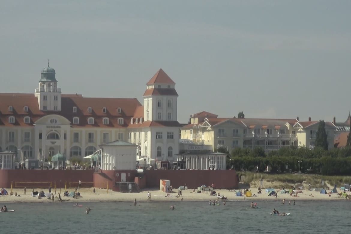 Promenade im Ostseebad Binz auf Rügen