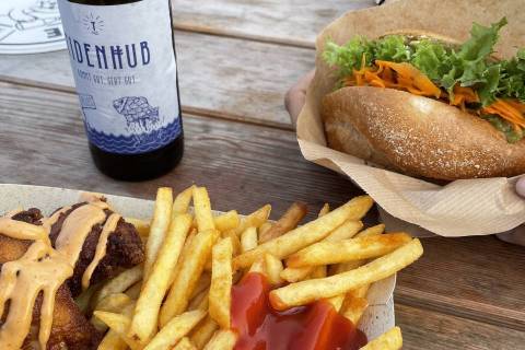 lecker vegane Fischbrötchen und Fish n Chips - jetzt auch in Büsum