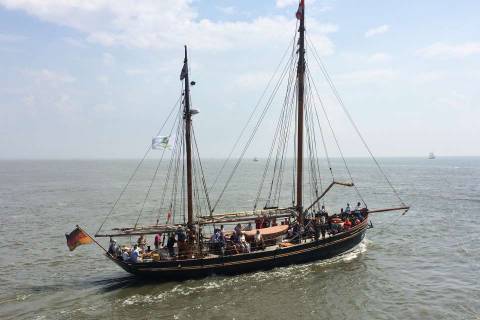 historischer Kutter war zu Gast in Büsum