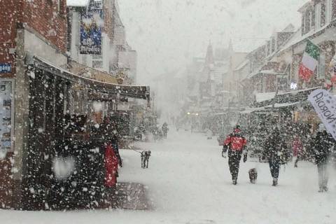 Büsum im Schnee