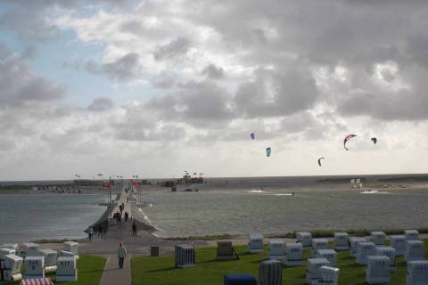 Kitesurfen Wettkampf Wassersport Büsum